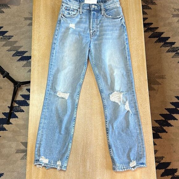 MOTHER Denim - MOTHER The Tomcat straight mid-rise jeans